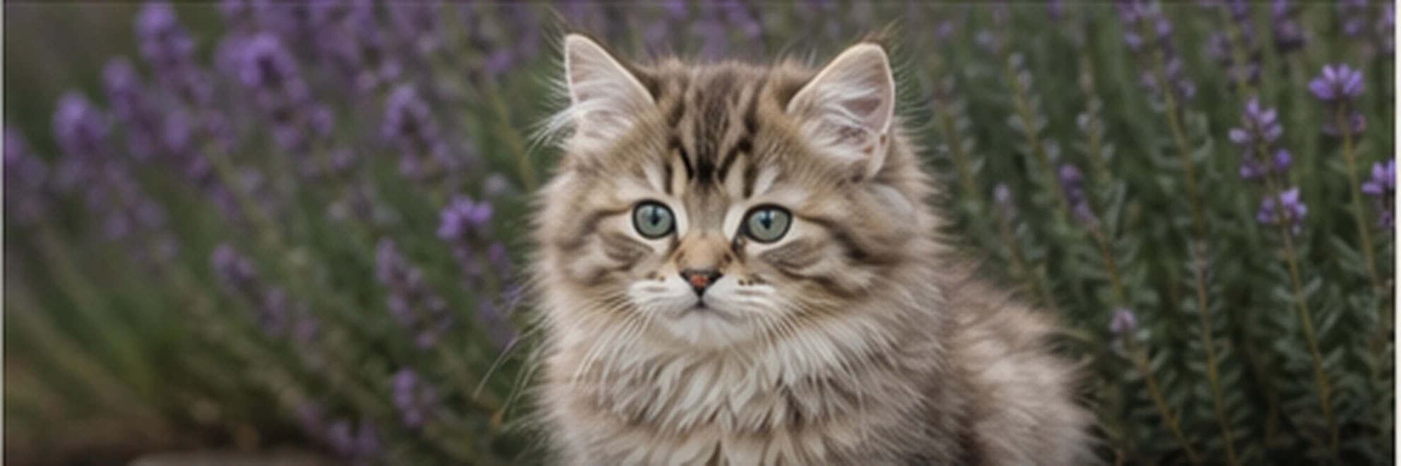 Chaton Sibérien pendant sa période de socialisation